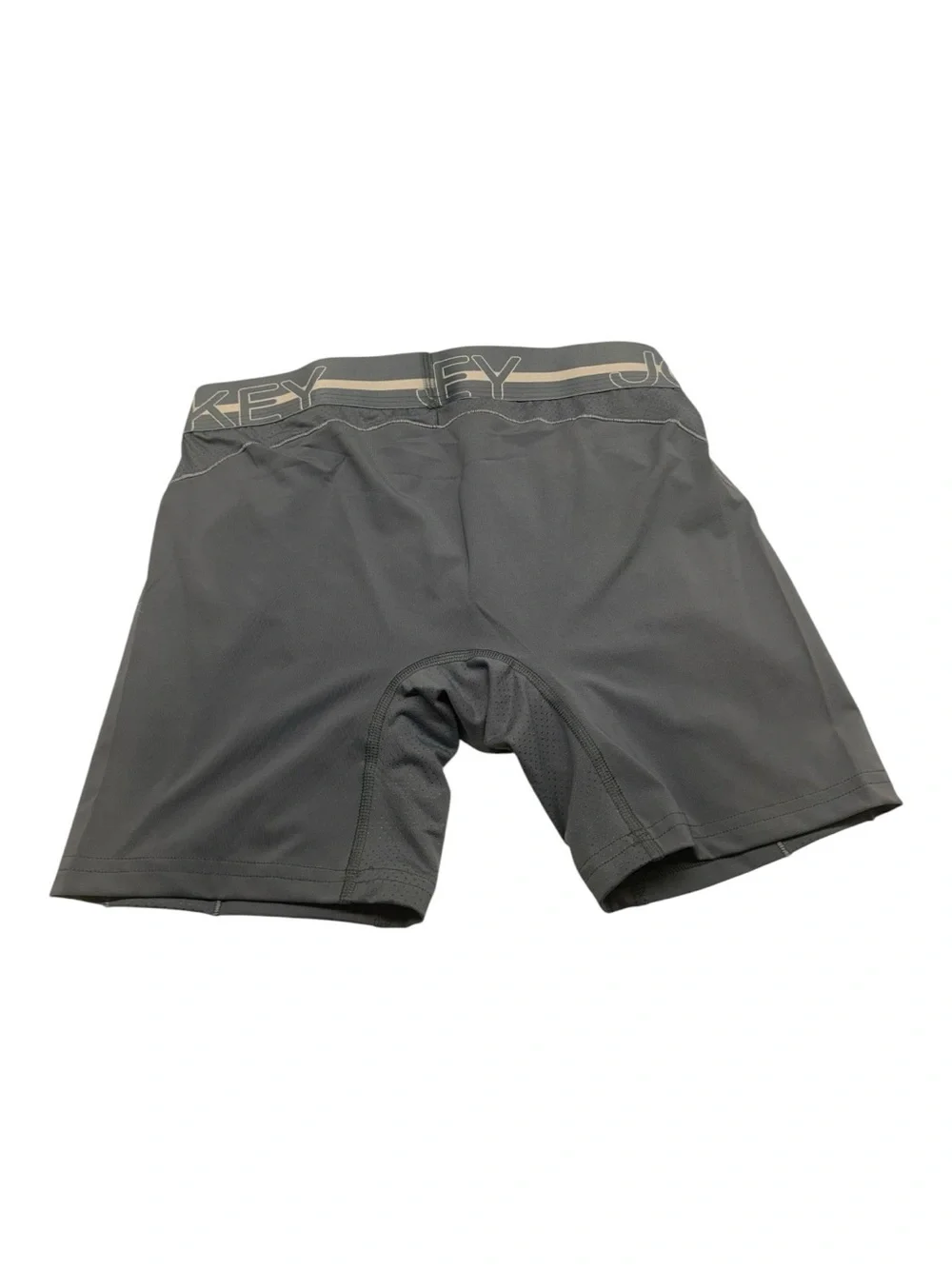 Jockey Athletic Microfiber Stretch Boxer Brief Pouch Underwear Size M Gray